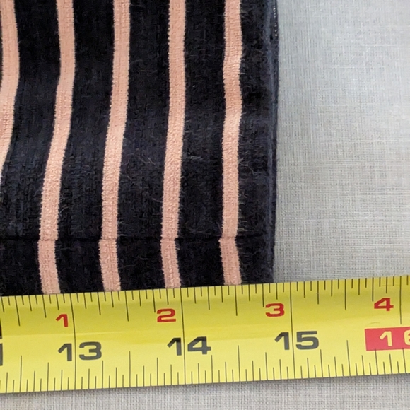 J. Crew Black and Tan Striped Collar Shirt - Picture 11 of 12